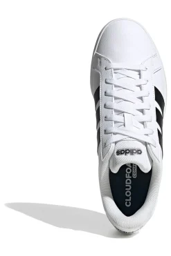 Sneakers bianche con strisce nere Adidas GRAND COURT BASE 3.0