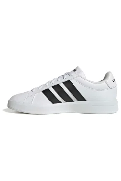 Sneakers bianche con strisce nere Adidas GRAND COURT BASE 3.0