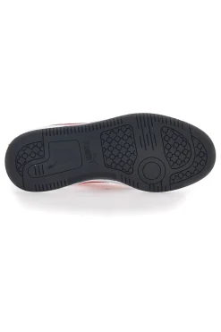 Sneakers Bianche Con Stringa Rossa Laterale Puma Rebound V6 LO JR