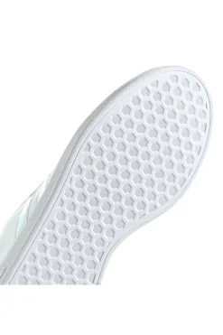 Sneakers bianche con strisce iridescenti in materie sintetiche Adidas Grand Court Base 2.0