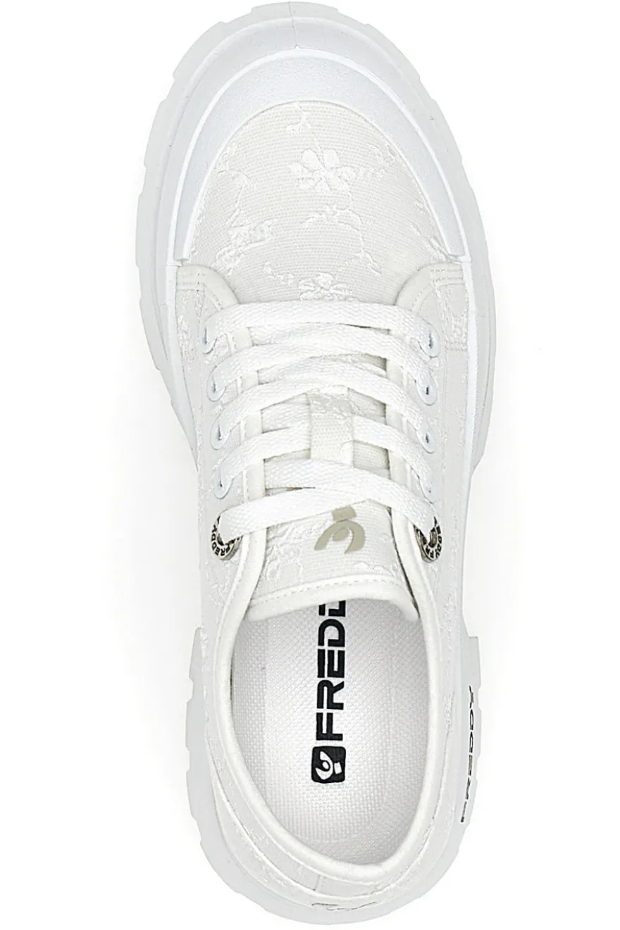 Sneakers Bianche Con Suola Platform Bianca FREDDY FY7679