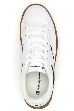 Sneakers bianche con suola marrone Champion PRESTIGE PLATFORM