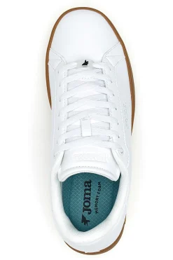 Sneakers bianche con suola caramello e memory foam Joma C.Classic Men 2532