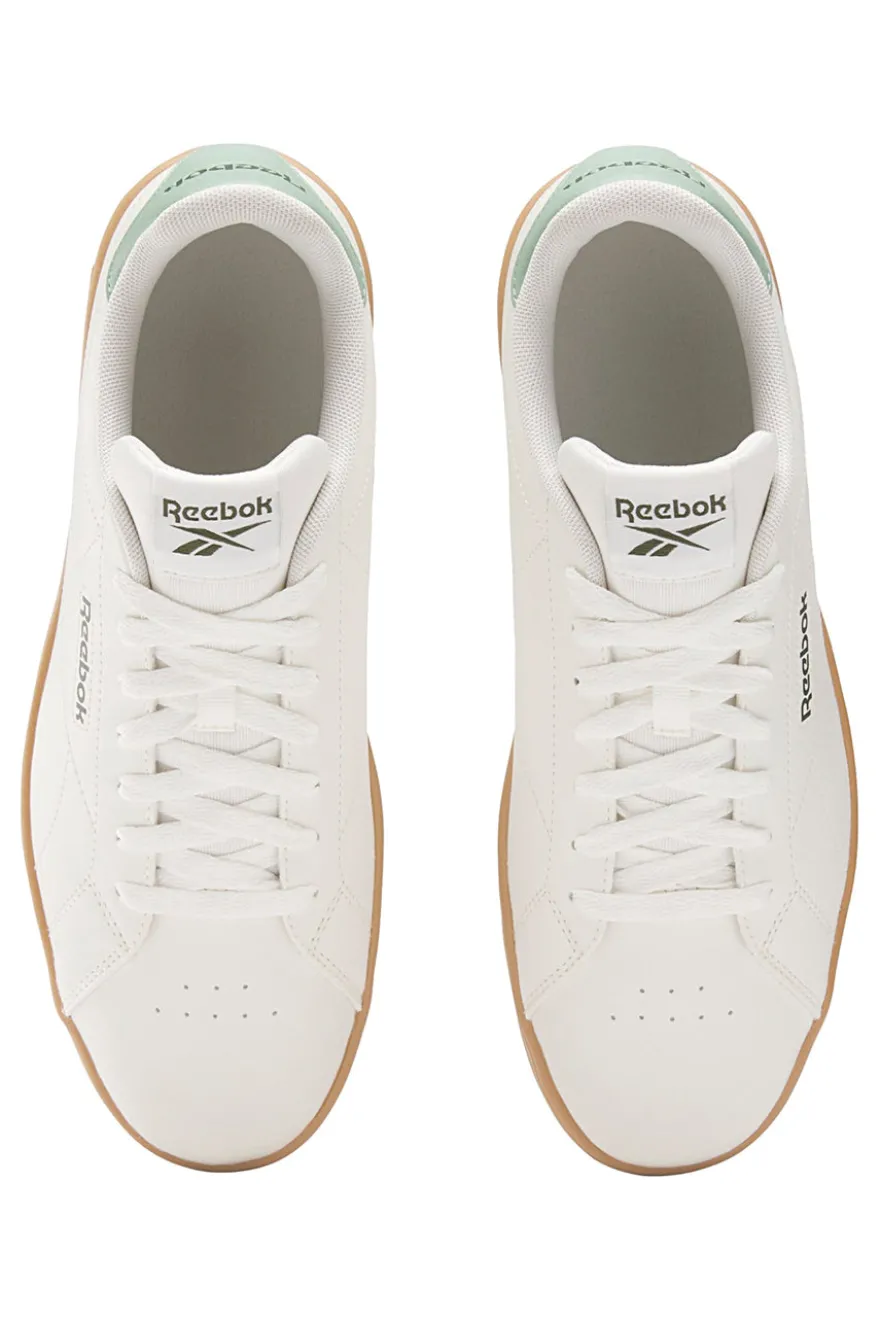 Sneakers Bianche con Suola Marrone Reebok Court Clean