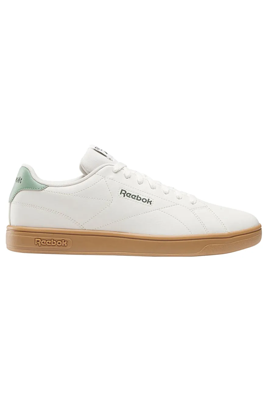 Sneakers Bianche con Suola Marrone Reebok Court Clean
