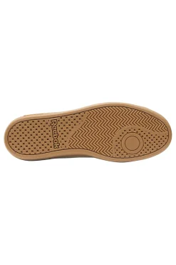 Sneakers Bianche con Suola Marrone Reebok Court Clean