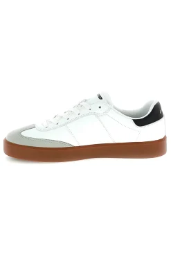 Sneakers bianche con suola color cuoio Lotto EQUIPO AMF II LTH