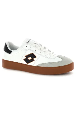 Sneakers bianche con suola color cuoio Lotto EQUIPO AMF II LTH