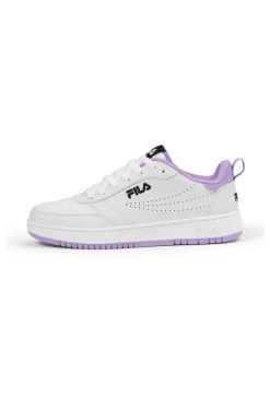 Sneakers Bianche Con Suola Lilla Fila Rega Teen