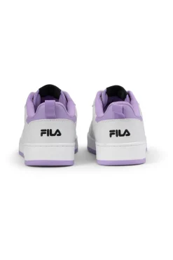 Sneakers Bianche Con Suola Lilla Fila Rega Teen