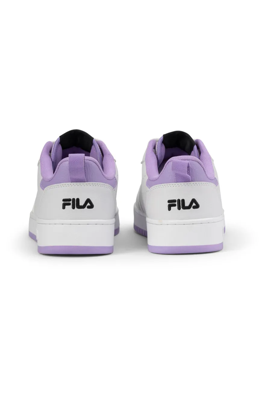 Sneakers Bianche Con Suola Lilla Fila Rega Teen