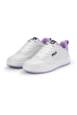 Sneakers Bianche Con Suola Lilla Fila Rega Teen