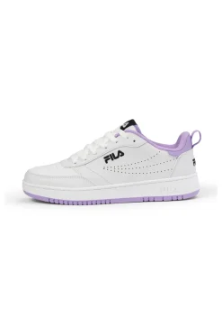 Sneakers Bianche Con Suola Lilla Fila Rega Teen
