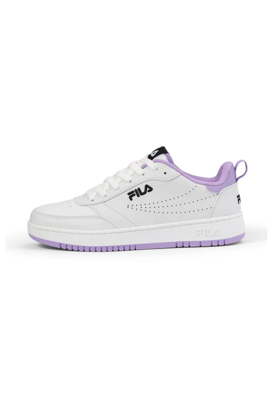 Sneakers Bianche Con Suola Lilla Fila Rega Teen