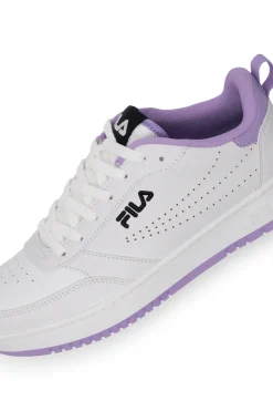 Sneakers Bianche Con Suola Lilla Fila Rega Teen