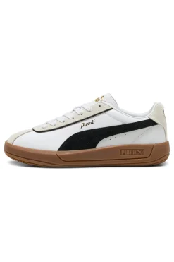 Sneakers Bianche con Suola a Contrasto Puma Club Klassika