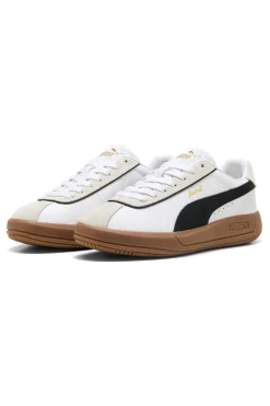 Sneakers Bianche con Suola a Contrasto Puma Club Klassika