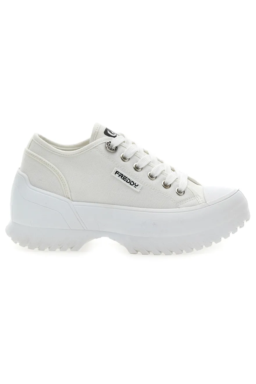 Sneakers Bianche Con Suola Platform Bianca FREDDY FY7601