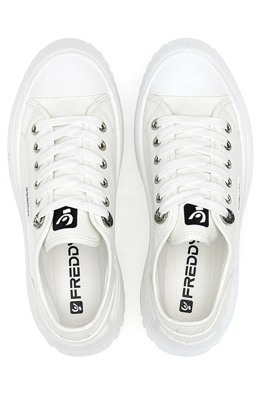 Sneakers Bianche Con Suola Platform Bianca FREDDY FY7601