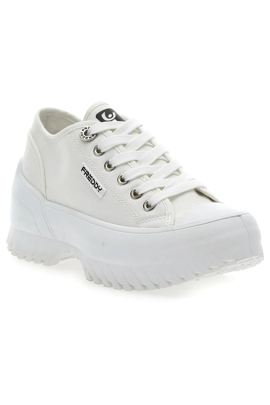 Sneakers Bianche Con Suola Platform Bianca FREDDY FY7601