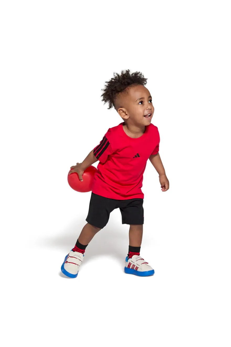 Sneakers bianche con suola Bubblecomfy e dettagli Spider-Man Adidas Grand Court Spider-Man CF I