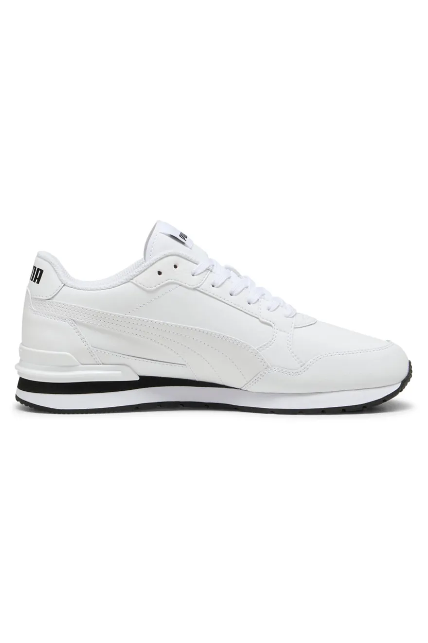 Sneakers Bianche con Tomaia in Pelle PUMA ST Runner v4 L