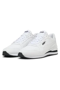 Sneakers Bianche con Tomaia in Pelle PUMA ST Runner v4 L