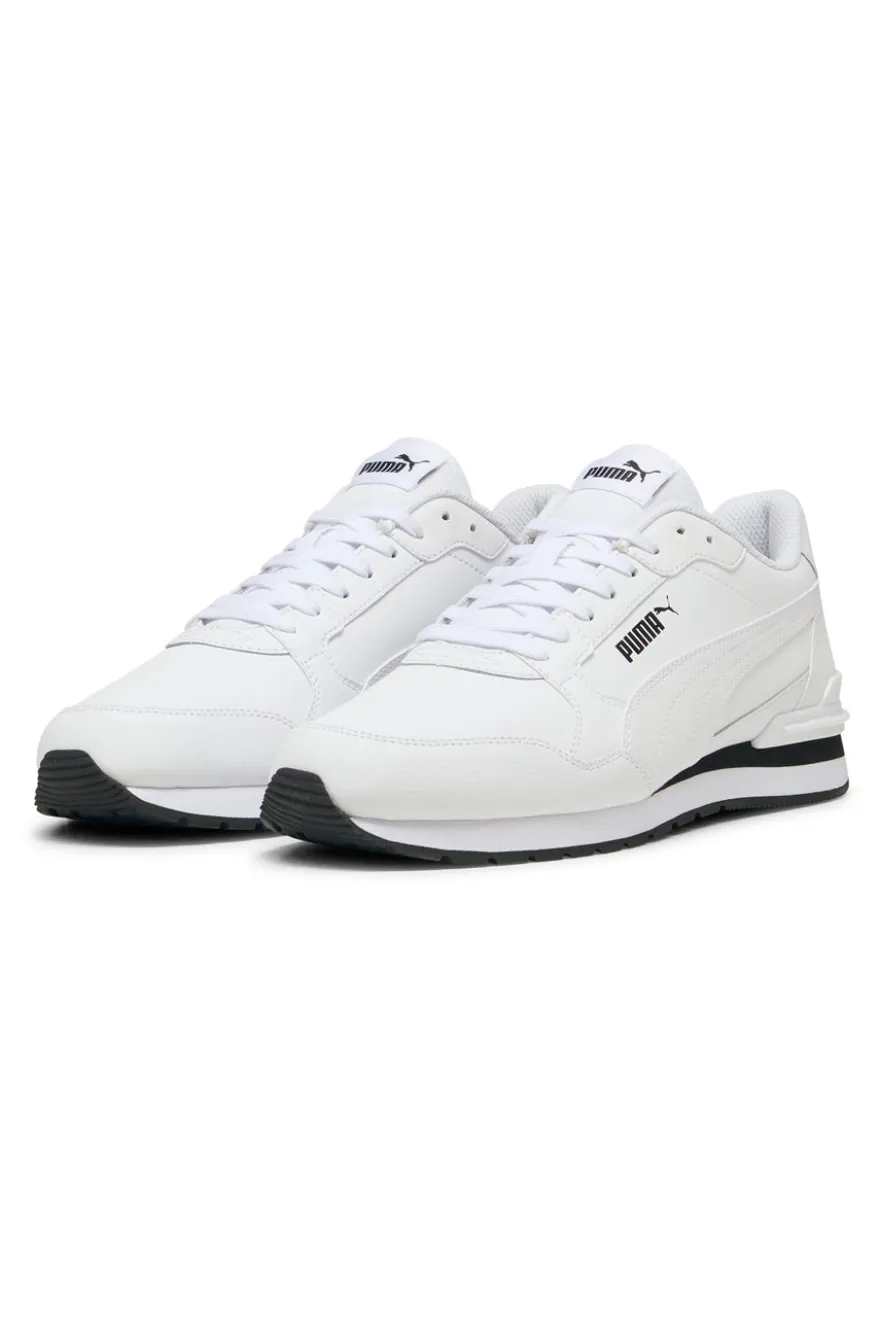 Sneakers Bianche con Tomaia in Pelle PUMA ST Runner v4 L