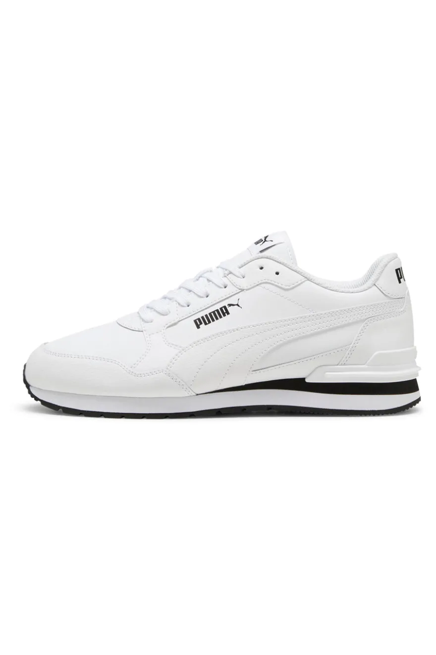 Sneakers Bianche con Tomaia in Pelle PUMA ST Runner v4 L