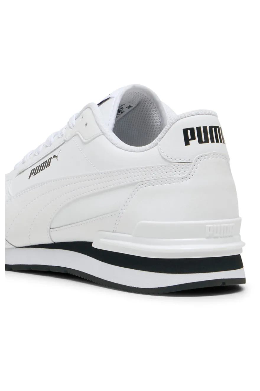 Sneakers Bianche con Tomaia in Pelle PUMA ST Runner v4 L