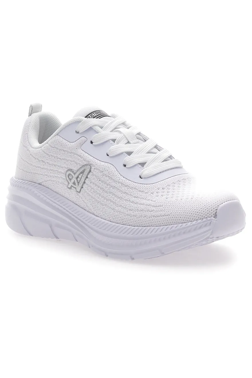 Sneakers Bianche con Tomaia Traspirante e Memory Confort Sneakers Bianche con Tomaia Traspirante e Memory Confort AUSTRALIAN AU25W507