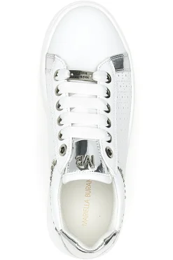 Sneakers Bianche con Tomaia Decorata e Platform MARIELLA BURANI 50251