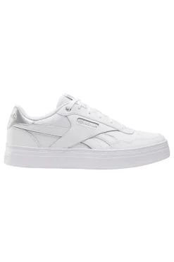 Sneakers Bianche con Tomaia in Pelle Reebok Court Advance Bold