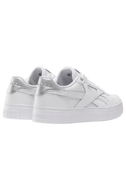 Sneakers Bianche con Tomaia in Pelle Reebok Court Advance Bold
