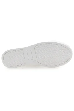 Sneakers Bianche con Tomaia Liscia e Dettagli Glitterati LAURA BIAGIOTTI L8327