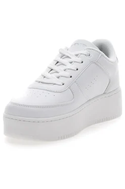 Sneakers Bianche con Tomaia Traforata e Platform LEVI'S NEW UNION BOLD