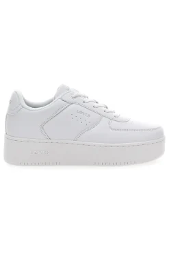Sneakers Bianche con Tomaia Traforata e Platform LEVI'S NEW UNION BOLD