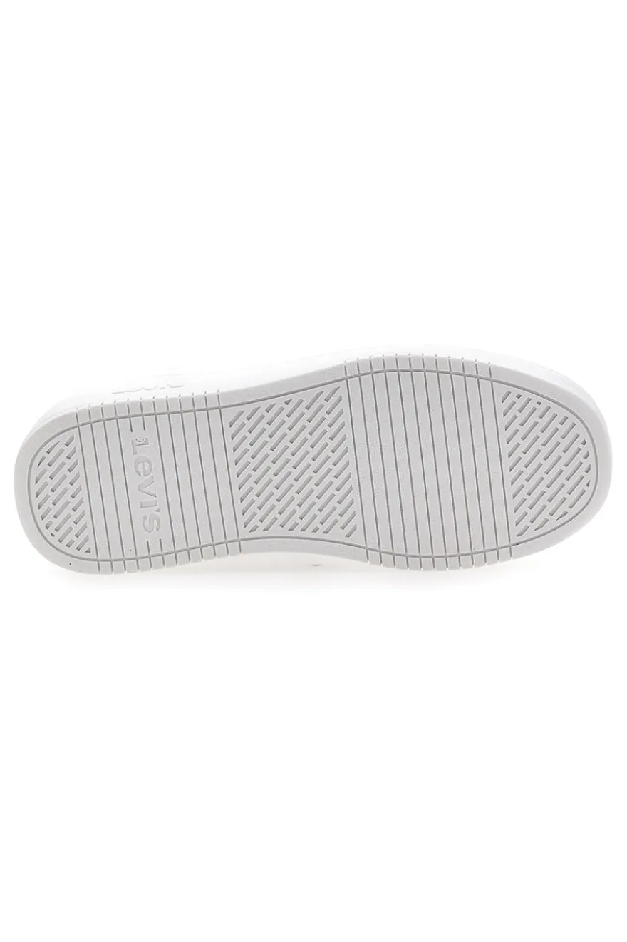 Sneakers Bianche con Tomaia Traforata e Platform LEVI'S NEW UNION BOLD
