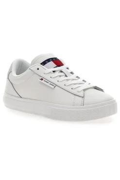 Sneakers Bianche Con Tomaia In Pelle TOMMY JEANS CUPSOLE SNEAKER ESS