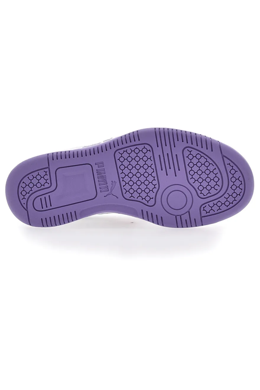 Sneakers bianche con tomaia traforata Puma Rebound V6 Lo Bouncy Sky AC PS