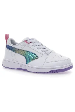 Sneakers bianche con tomaia traforata Puma Rebound V6 Lo Bouncy Sky AC PS