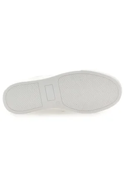 Sneakers Bianche con Tomaia Liscia e Dettagli Glitterati LAURA BIAGIOTTI L8327
