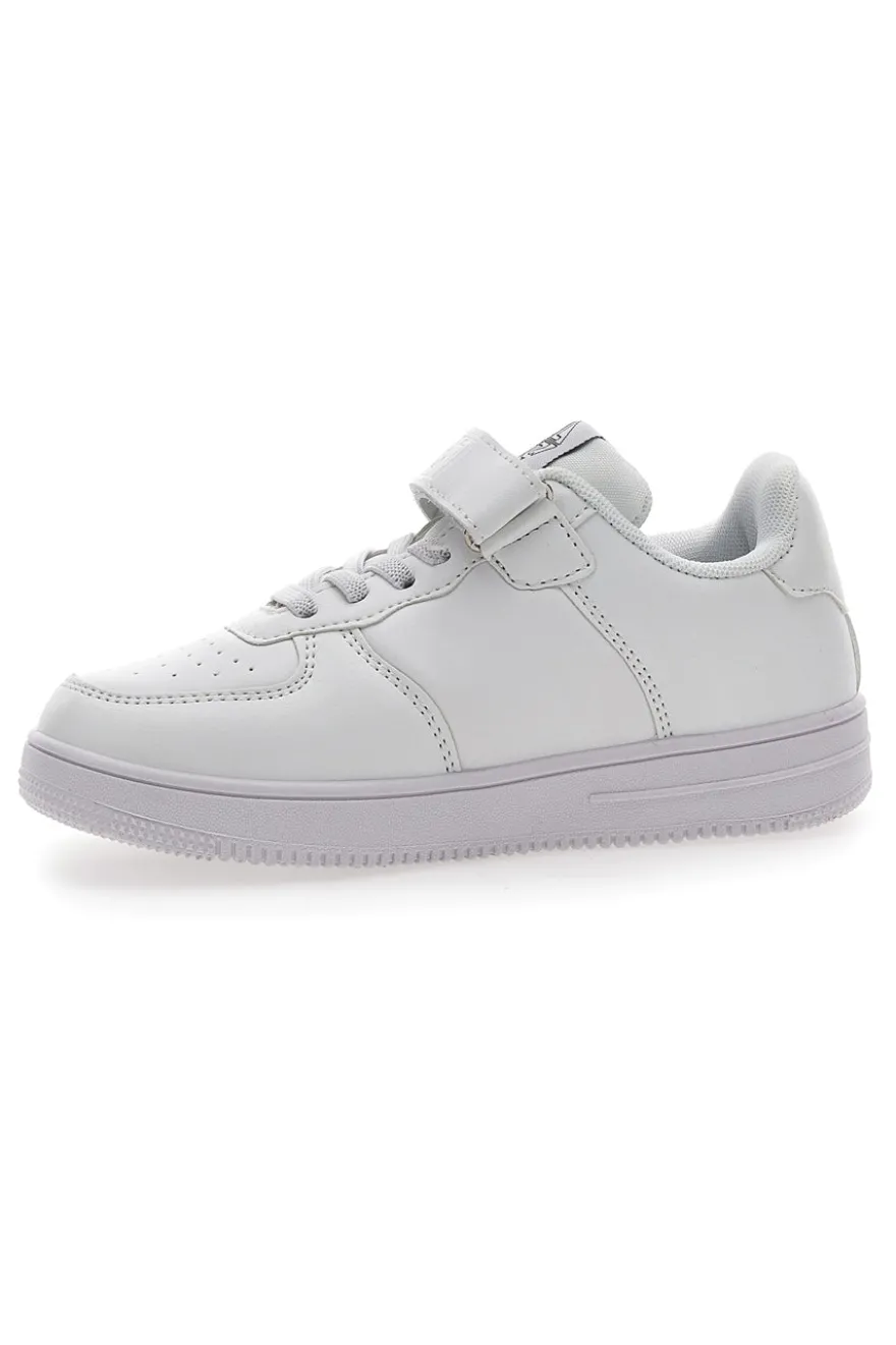 Sneakers Bianche con Velcro da Bimbi 2T2L 4713