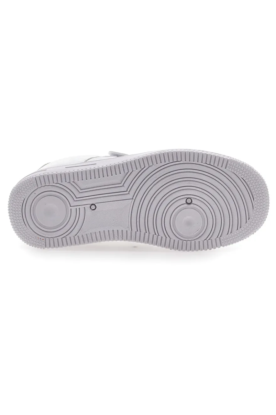 Sneakers Bianche con Velcro da Bimbi 2T2L 4713