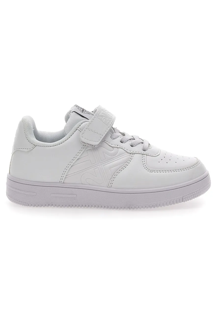 Sneakers Bianche con Velcro da Bimbi 2T2L 4713