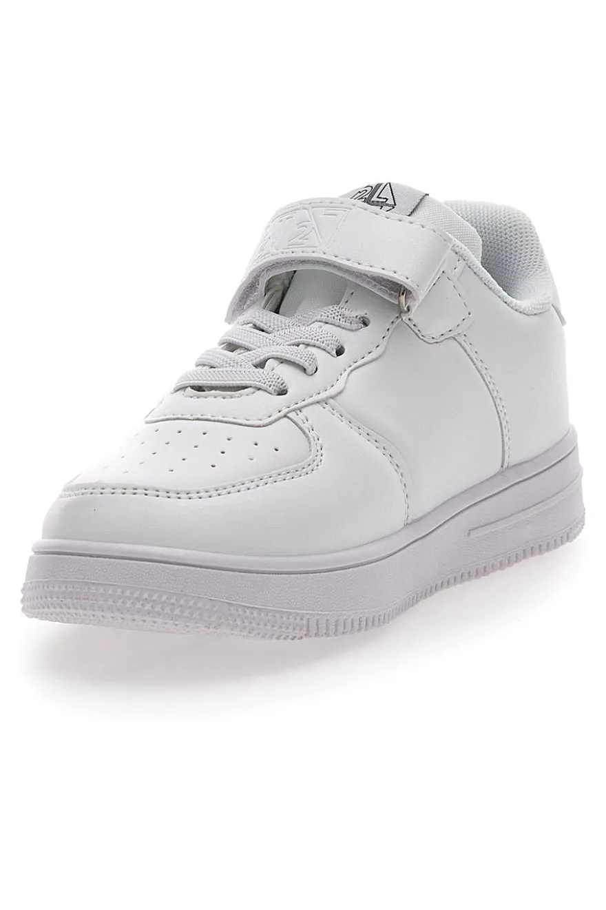 Sneakers Bianche con Velcro da Bimbi 2T2L 4713