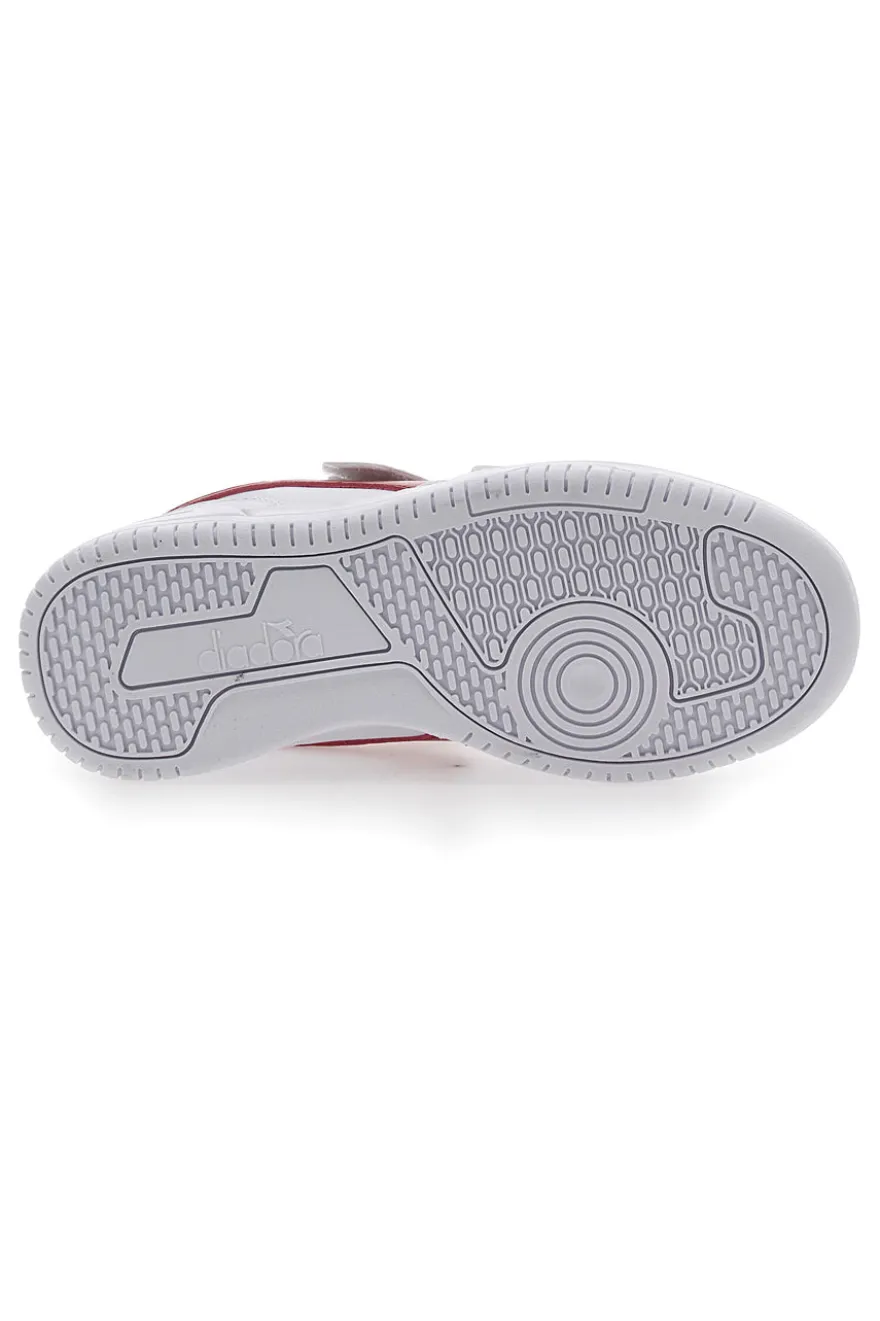 Sneakers Bianche con Velcro Diadora Raptor Low PS