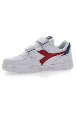Sneakers Bianche con Velcro Diadora Raptor Low PS