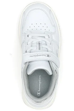 Sneakers Bianche Con Velcro Champion Rd18 Foil Low Ps