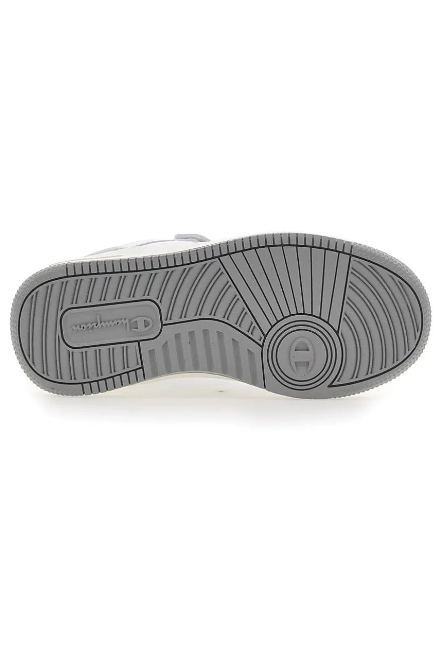 Sneakers Bianche Con Velcro Champion Rd18 Foil Low Ps